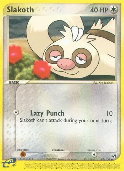 Image for Slakoth (80/100) (Sandstorm) - Pokemon