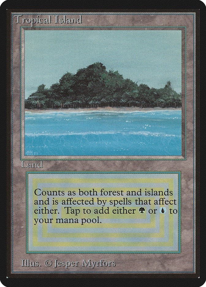 Tropical Island [LEB] - MTG Single