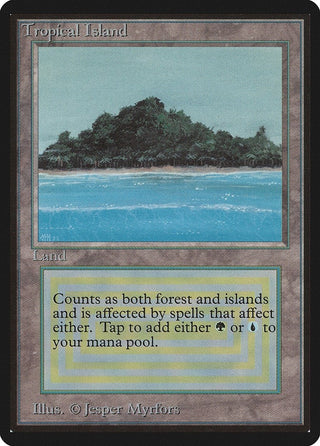 Tropical Island [LEB] - MTG Single
