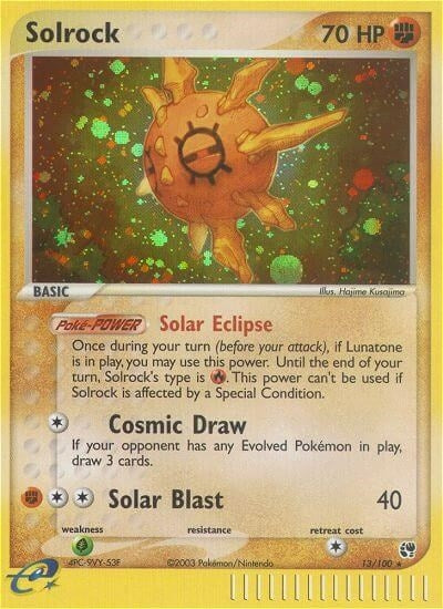 Image for Solrock (13/100) (Sandstorm) - Pokemon
