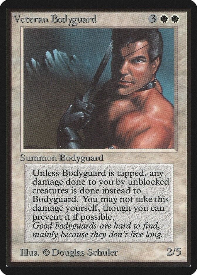 Veteran Bodyguard [LEB] - MTG Single