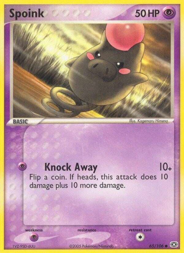Image for Spoink (65/106) (Emerald) - Pokemon