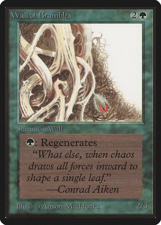 Wall of Brambles [LEB] - MTG Single