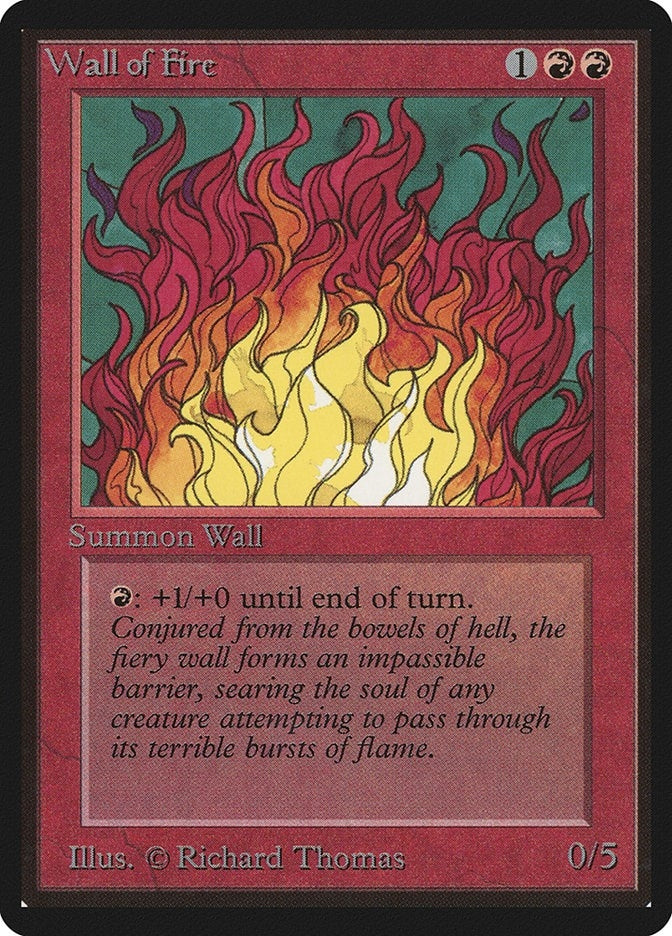 Wall of Fire [LEB] - MTG Single