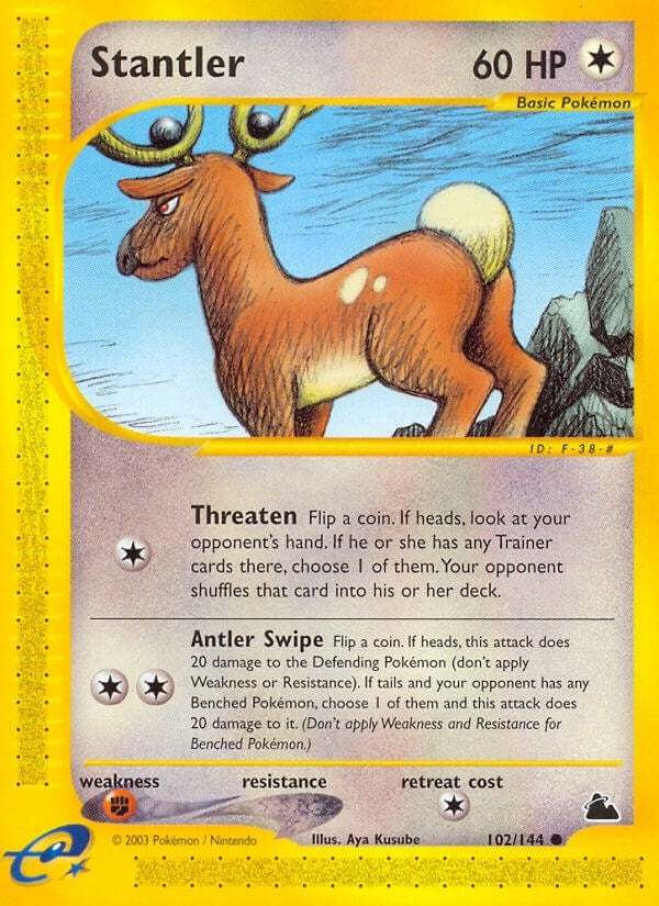Image for Stantler (102/144) (Skyridge) - Pokemon
