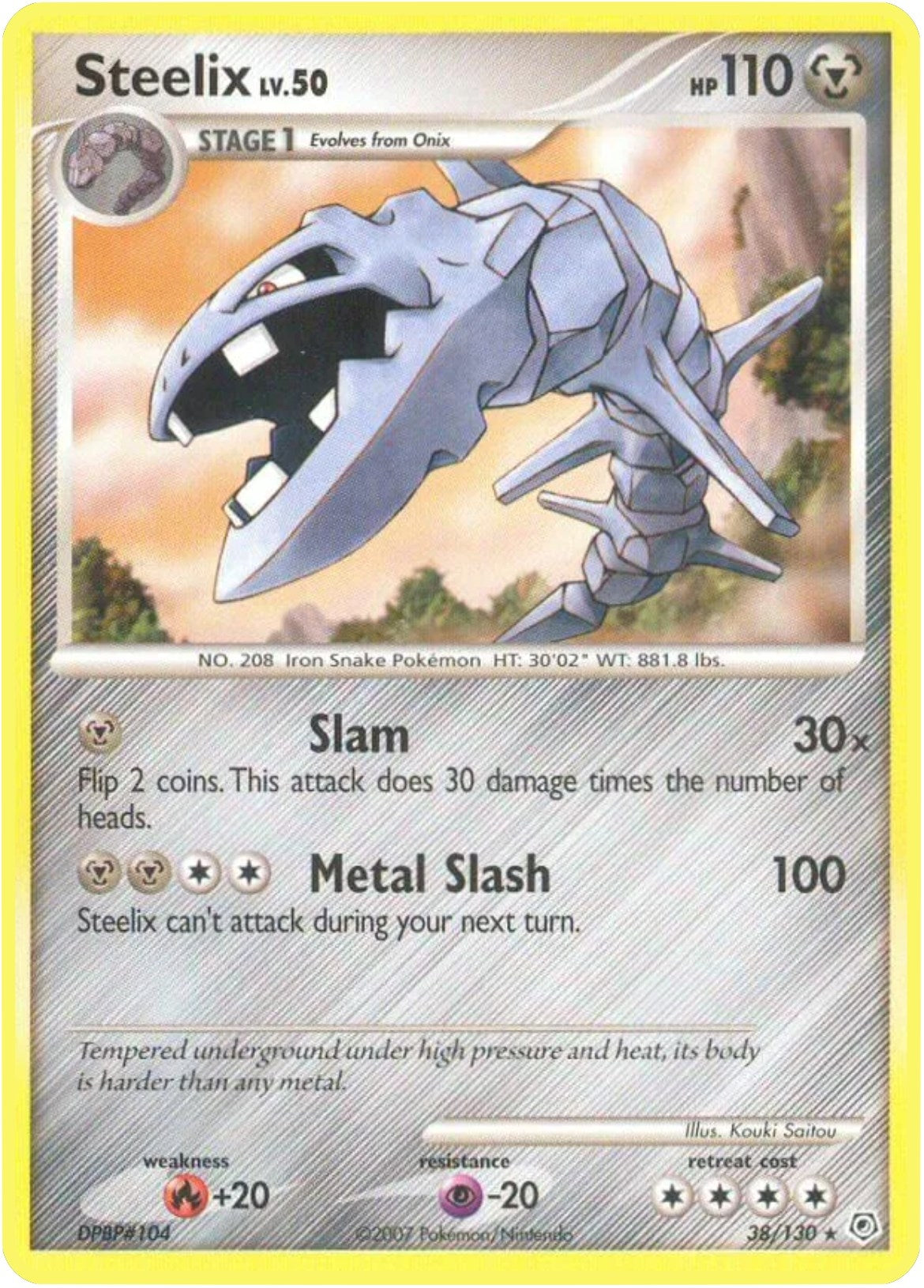 Image for Steelix (38/130) (Diamond and Pearl) - Pokemon