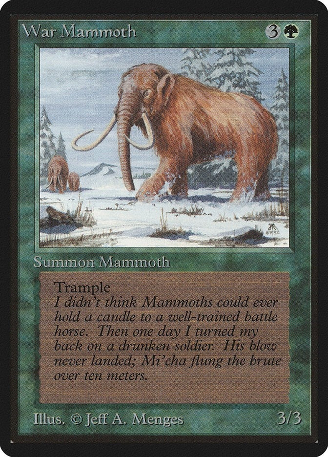 War Mammoth [LEB] - MTG Single