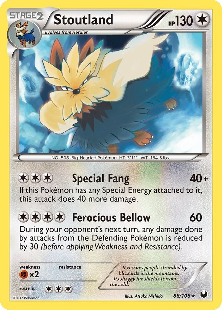 Image for Stoutland (88/108) (Dark Explorers) - Pokemon