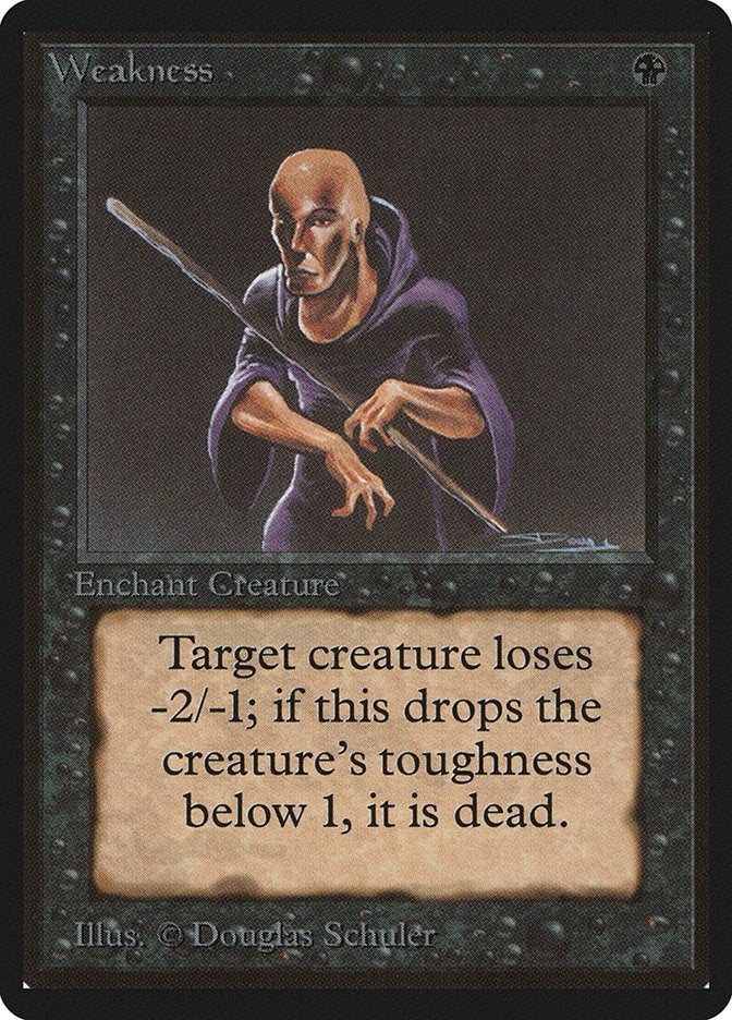 Weakness [LEB] - MTG Single