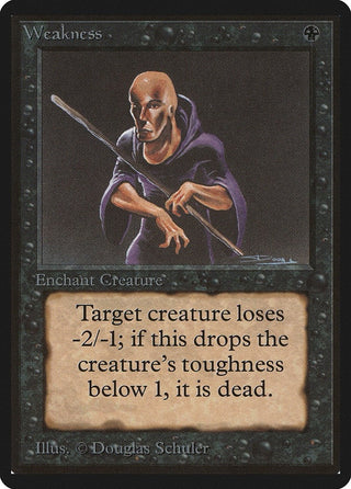 Weakness [LEB] - MTG Single