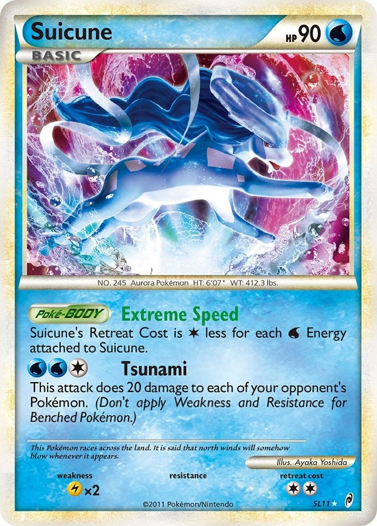 Image for Suicune (Shiny) (SL11) (Call of Legends) - Pokemon
