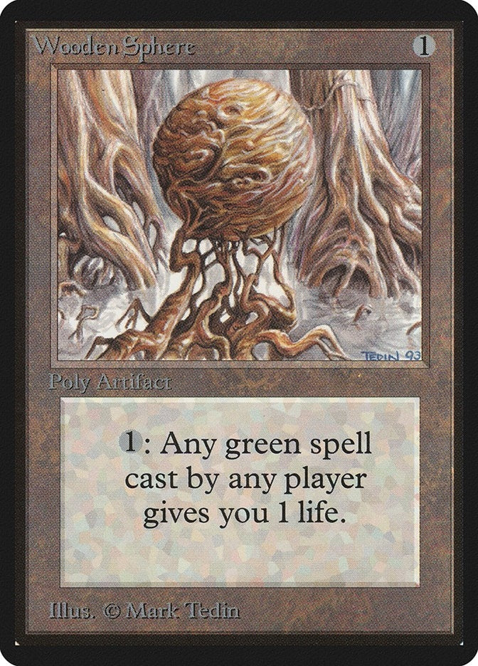 Wooden Sphere [LEB] - MTG Single