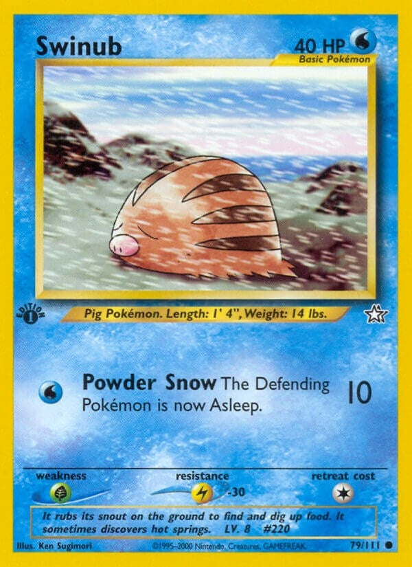 Image for Swinub (079/111) (Neo Genesis) - Pokemon