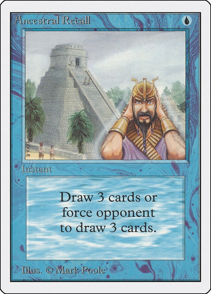 Ancestral Recall [2ED] - MTG Single