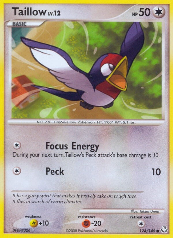 Image for Taillow (124/146) (Legends Awakened) - Pokemon