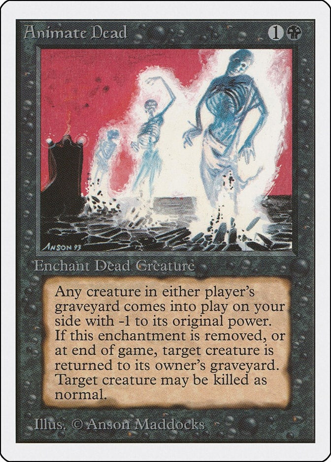 Animate Dead [2ED] - MTG Single