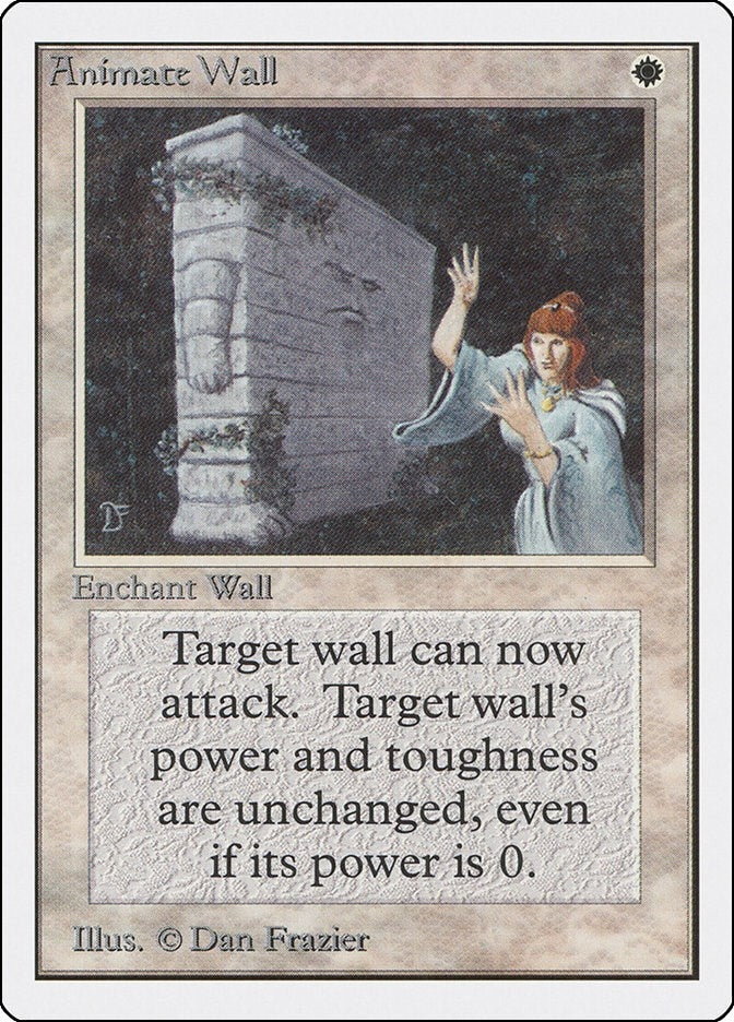 Animate Wall [2ED] - MTG Single