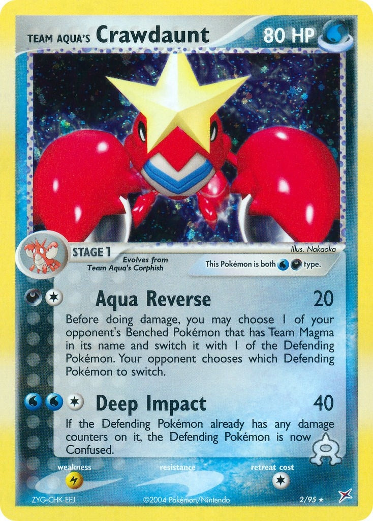 Image for Team Aqua's Crawdaunt (2/95) (Team Magma vs Team Aqua) - Pokemon