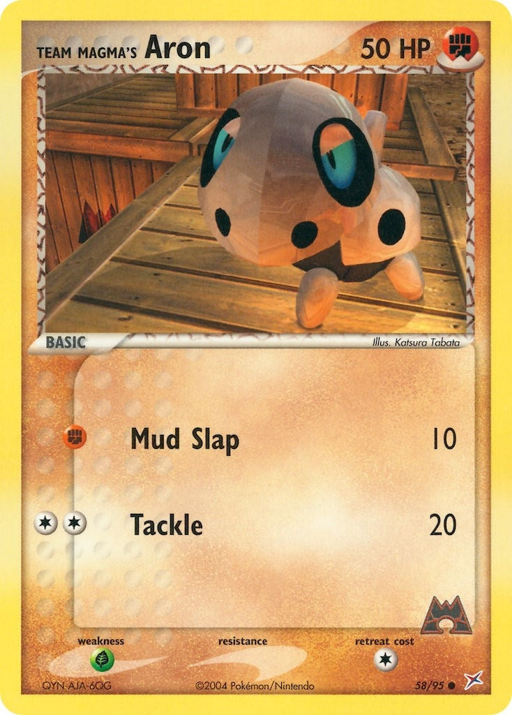 Image for Team Magma's Aron (58/95) (Team Magma vs Team Aqua) - Pokemon