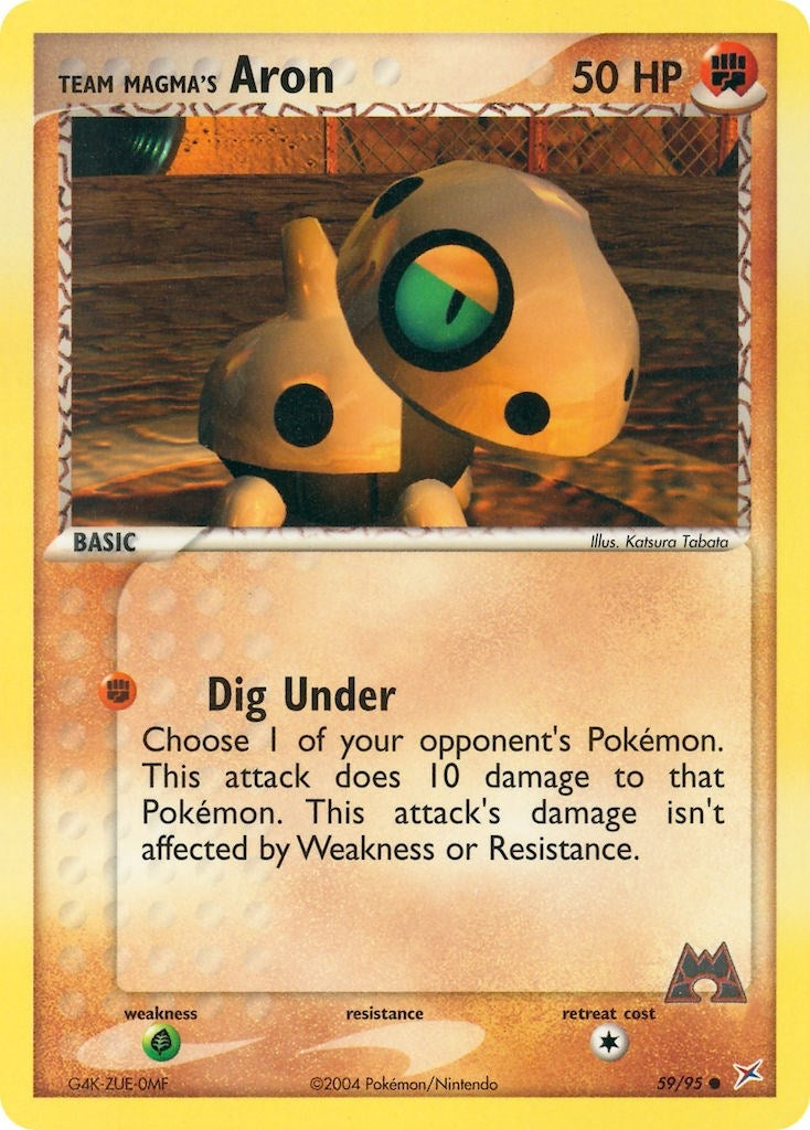 Image for Team Magma's Aron (59/95) (Team Magma vs Team Aqua) - Pokemon