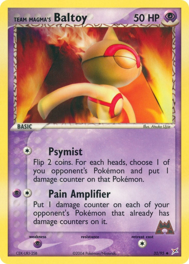 Image for Team Magma's Baltoy (32/95) (Team Magma vs Team Aqua) - Pokemon
