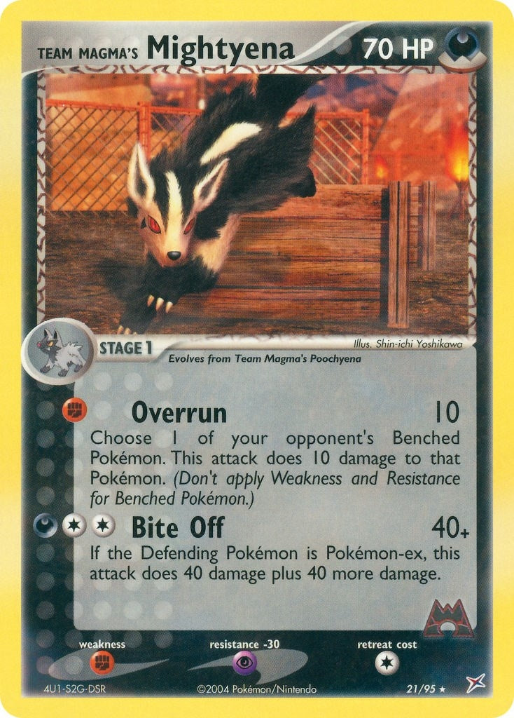 Image for Team Magma's Mightyena (21/95) (Team Magma vs Team Aqua) - Pokemon