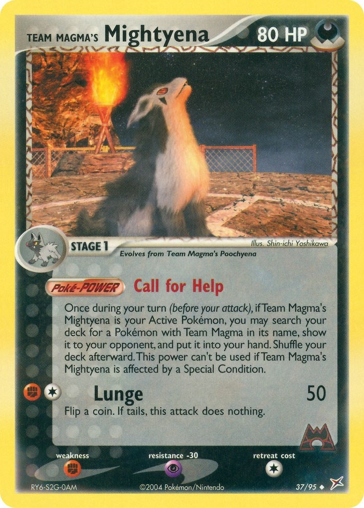 Image for Team Magma's Mightyena (37/95) (Team Magma vs Team Aqua) - Pokemon