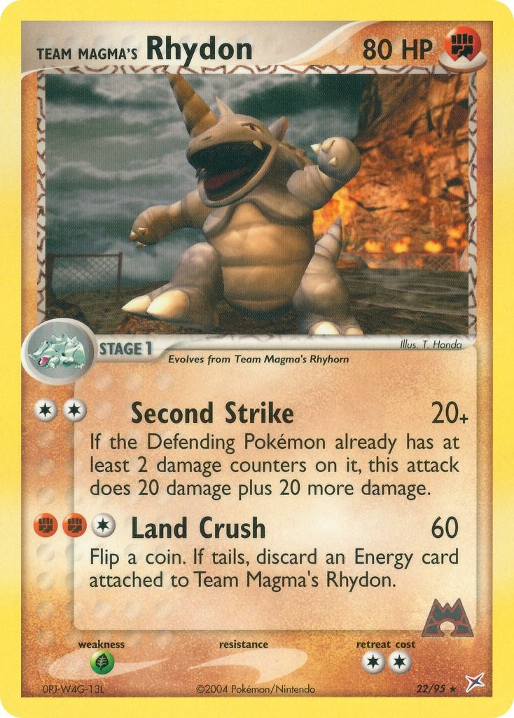 Image for Team Magma's Rhydon (22/95) (Team Magma vs Team Aqua) - Pokemon