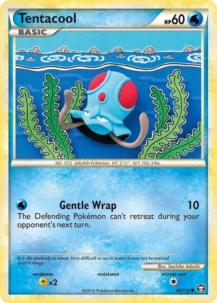 Image for Tentacool (80/102) (Triumphant) - Pokemon
