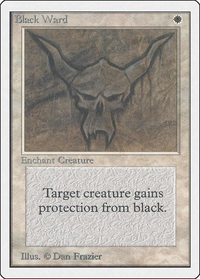 Black Ward [2ED] - MTG Single