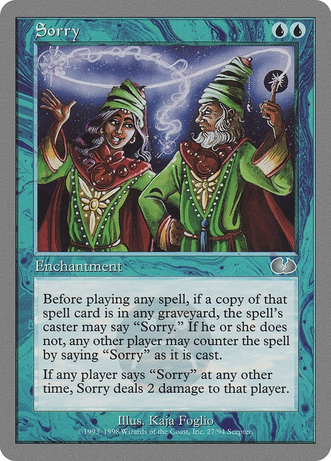 Sorry (27) [UGL] - MTG Single