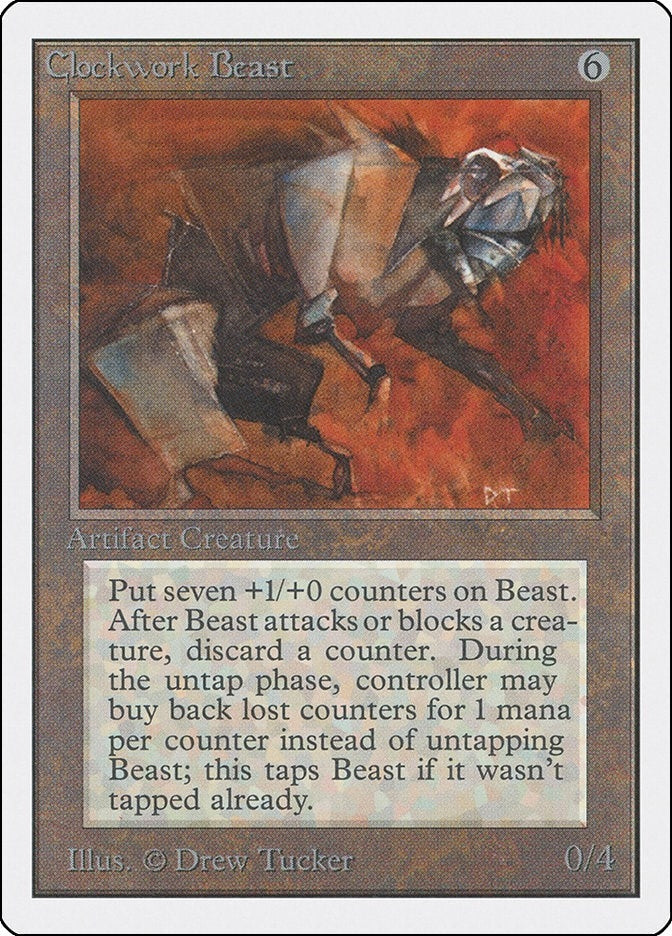 Clockwork Beast [2ED] - MTG Single