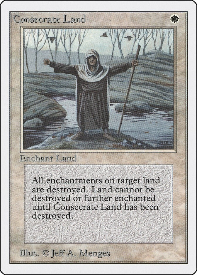 Consecrate Land [2ED] - MTG Single