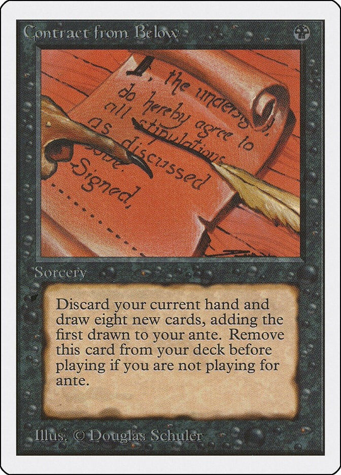 Contract from Below [2ED] - MTG Single