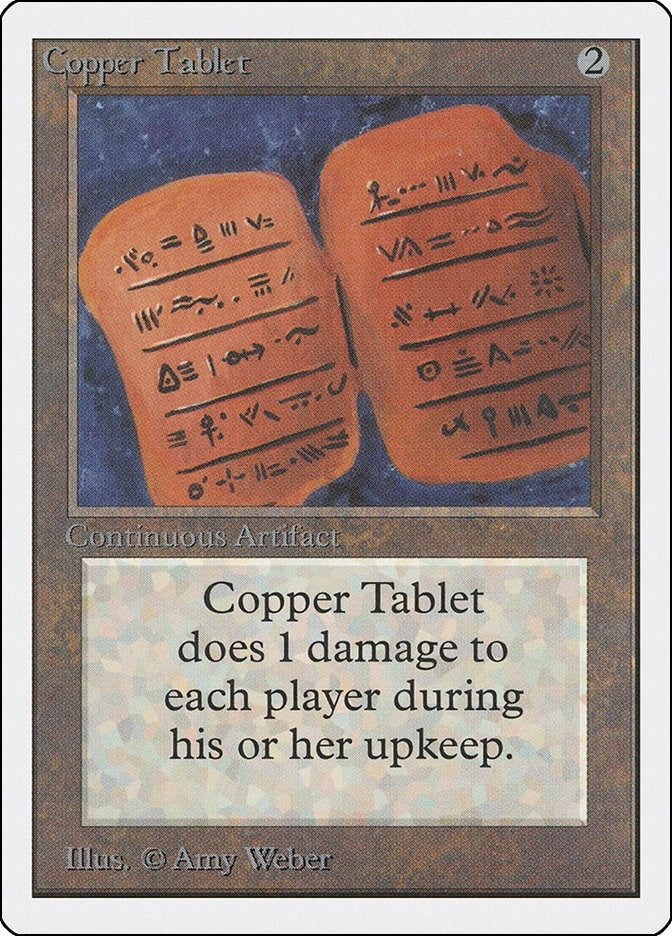 Copper Tablet [2ED] - MTG Single