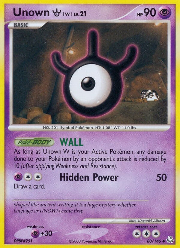 Image for Unown (W) (80/146) (Legends Awakened) - Pokemon
