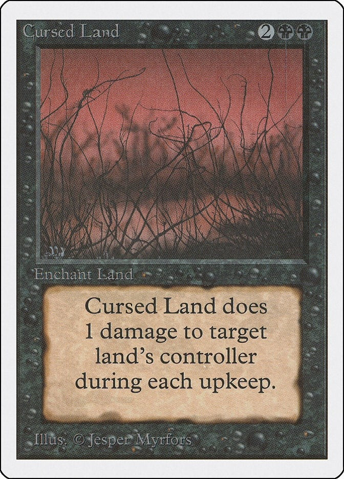 Cursed Land [2ED] - MTG Single
