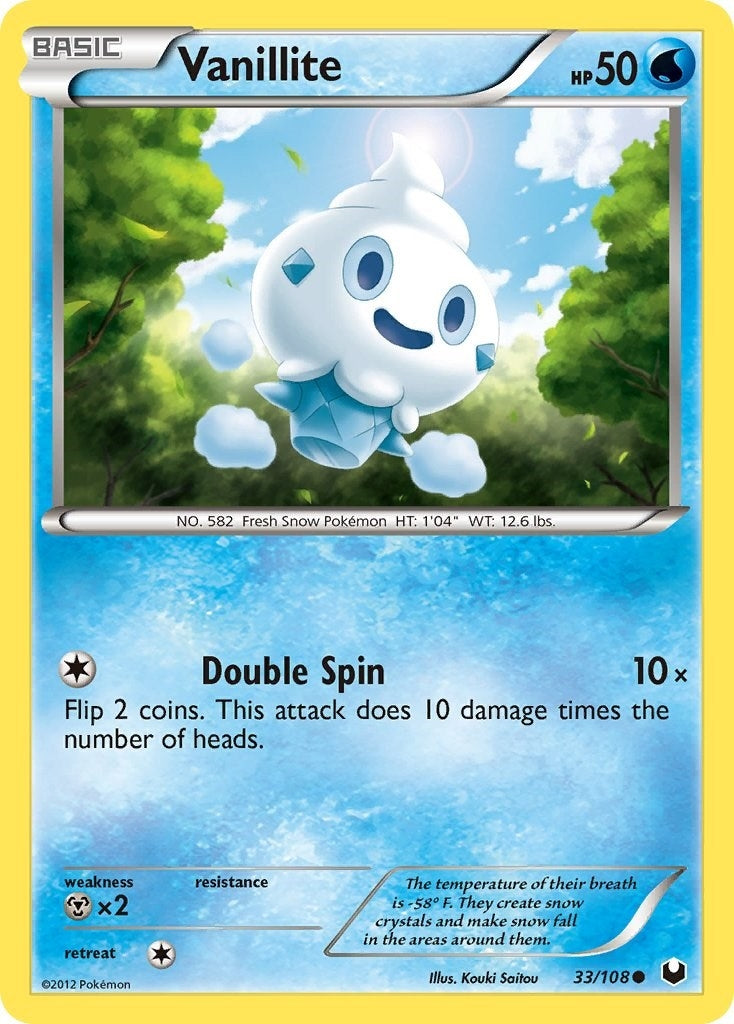 Image for Vanillite (33/108) (Dark Explorers) - Pokemon