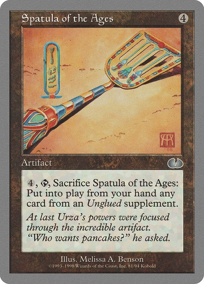 Spatula of the Ages (81) [UGL] - MTG Single