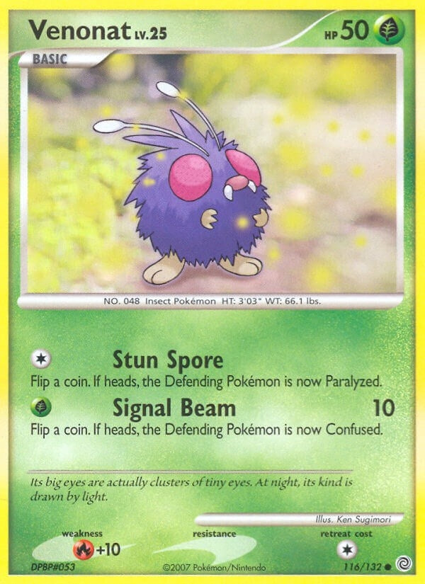 Image for Venonat (116/132) (Secret Wonders) - Pokemon