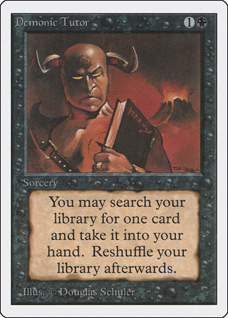 Demonic Tutor [2ED] - MTG Single