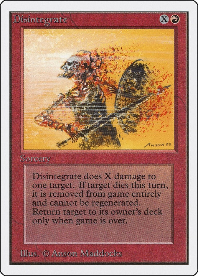 Disintegrate [2ED] - MTG Single