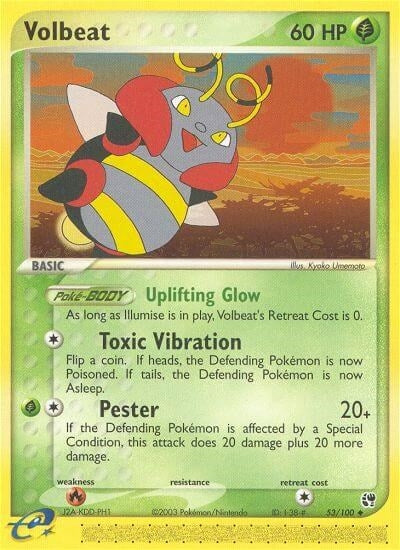 Image for Volbeat (53/100) (Sandstorm) - Pokemon