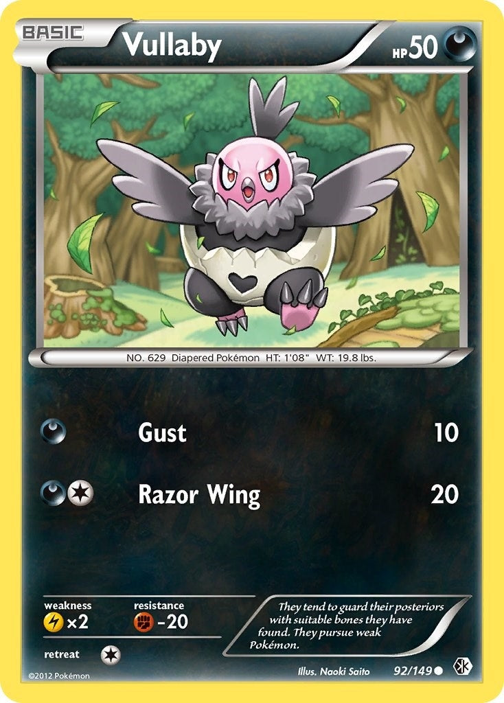 Image for Vullaby (92/149) (Boundaries Crossed) - Pokemon
