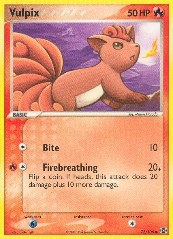 Image for Vulpix (72/106) (Emerald) - Pokemon
