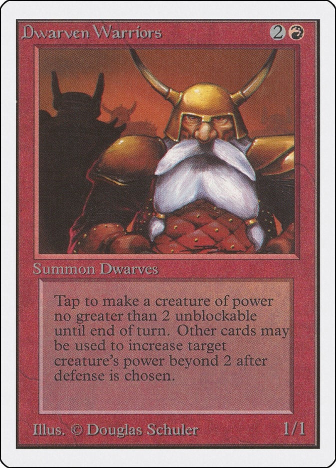Dwarven Warriors [2ED] - MTG Single