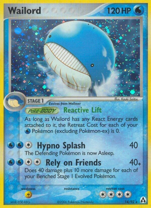Image for Wailord (14/92) (Legend Maker) - Pokemon