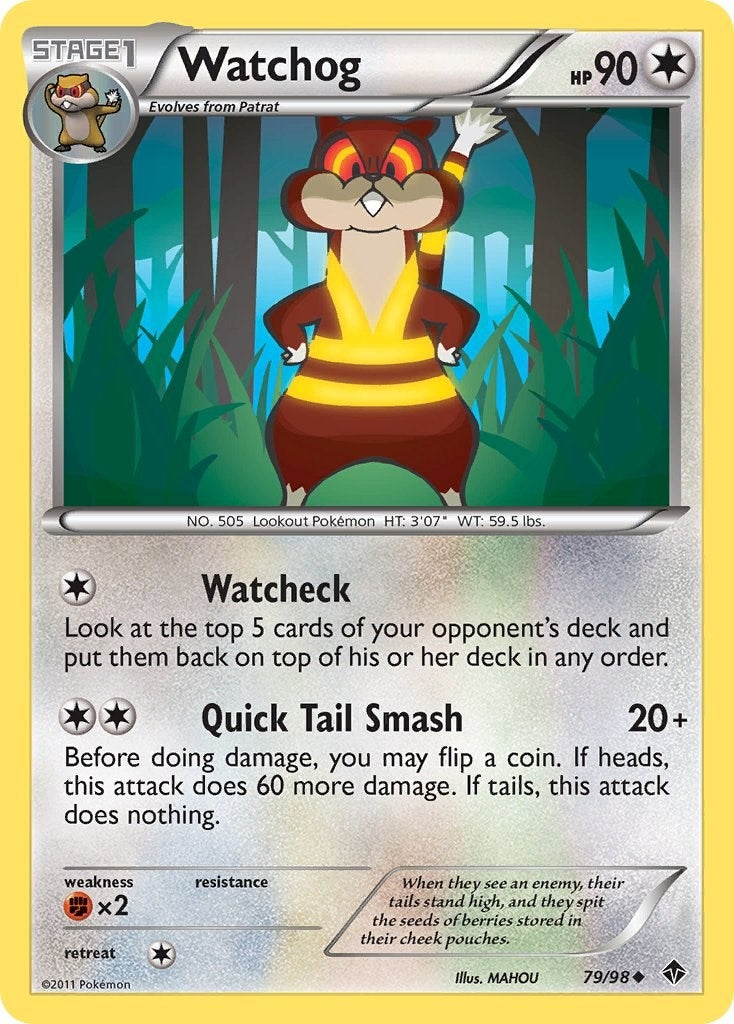 Image for Watchog (79/98) (Emerging Powers) - Pokemon