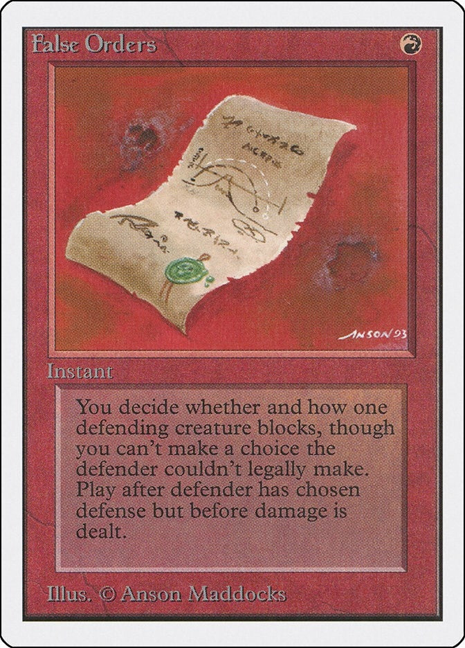 False Orders [2ED] - MTG Single