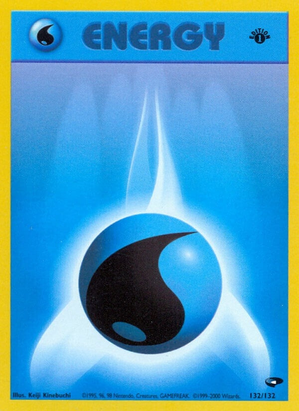 Image for Water Energy (132/132) (Gym Challenge) - Pokemon